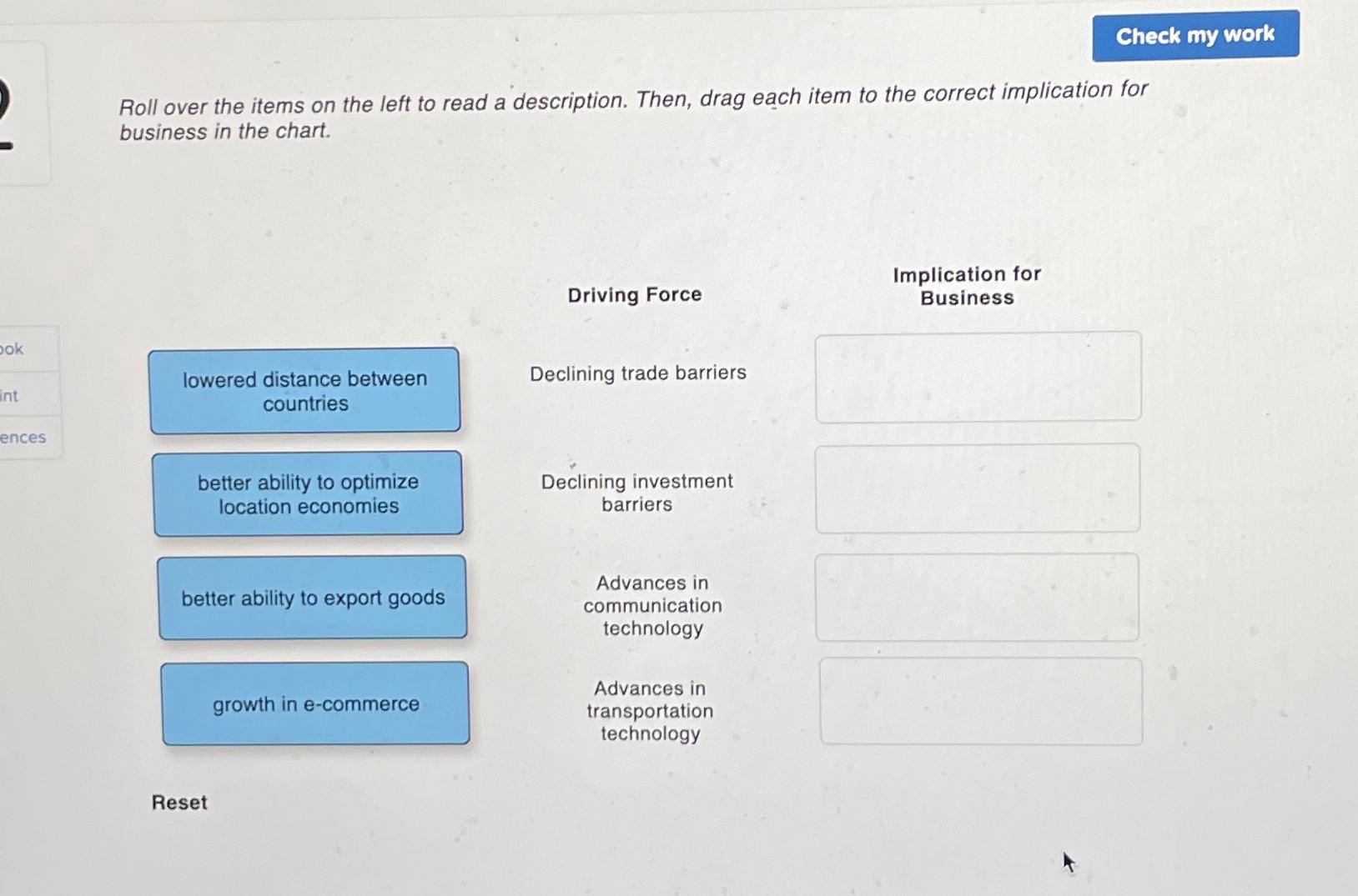 Solved Roll over the items on the left to read a | Chegg.com