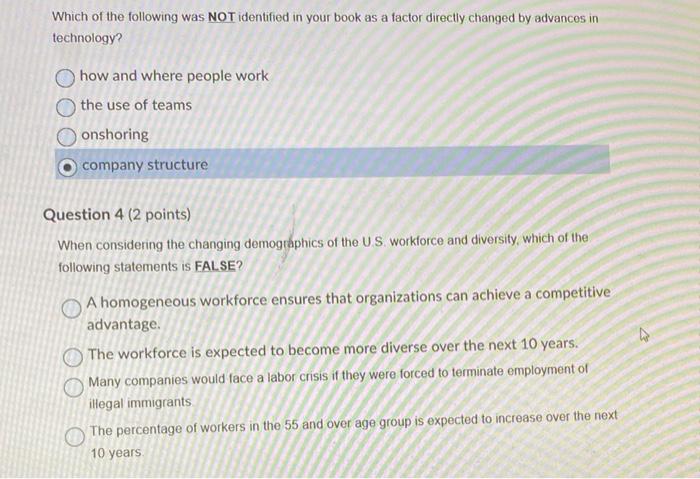 Solved Which of the following is NOT a responsibility of HR | Chegg.com