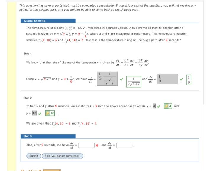 Solved This question has several parts that must be | Chegg.com