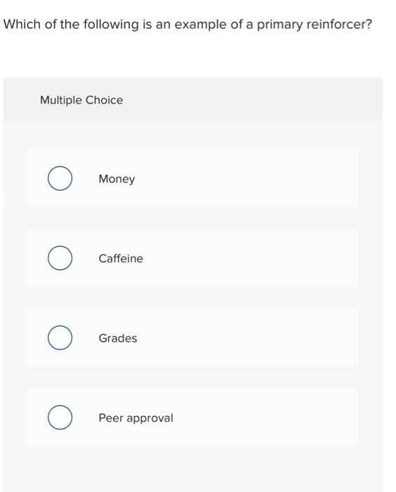 Solved Which of the following is an example of a primary | Chegg.com