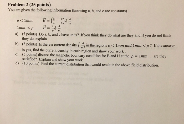 Solved Problem 2 (25 points) You are given the following | Chegg.com