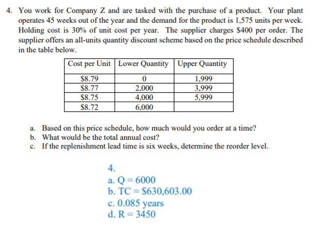 Solved Please show ALL WORK IN EXCEL, the solutions have | Chegg.com