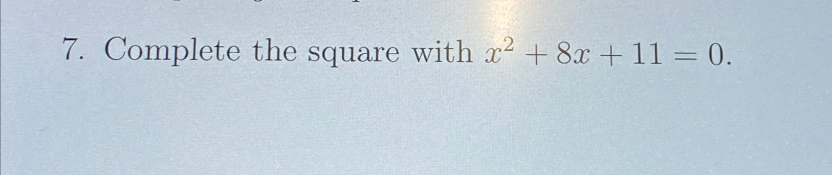 3x 2 2x 8 0 complete the square