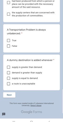 Solved Transportation Problems are a form of Linear | Chegg.com