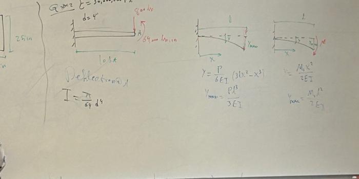 \( y=\frac{P}{6 E T}\left(36 x^{2}-x^{3}\right) \)