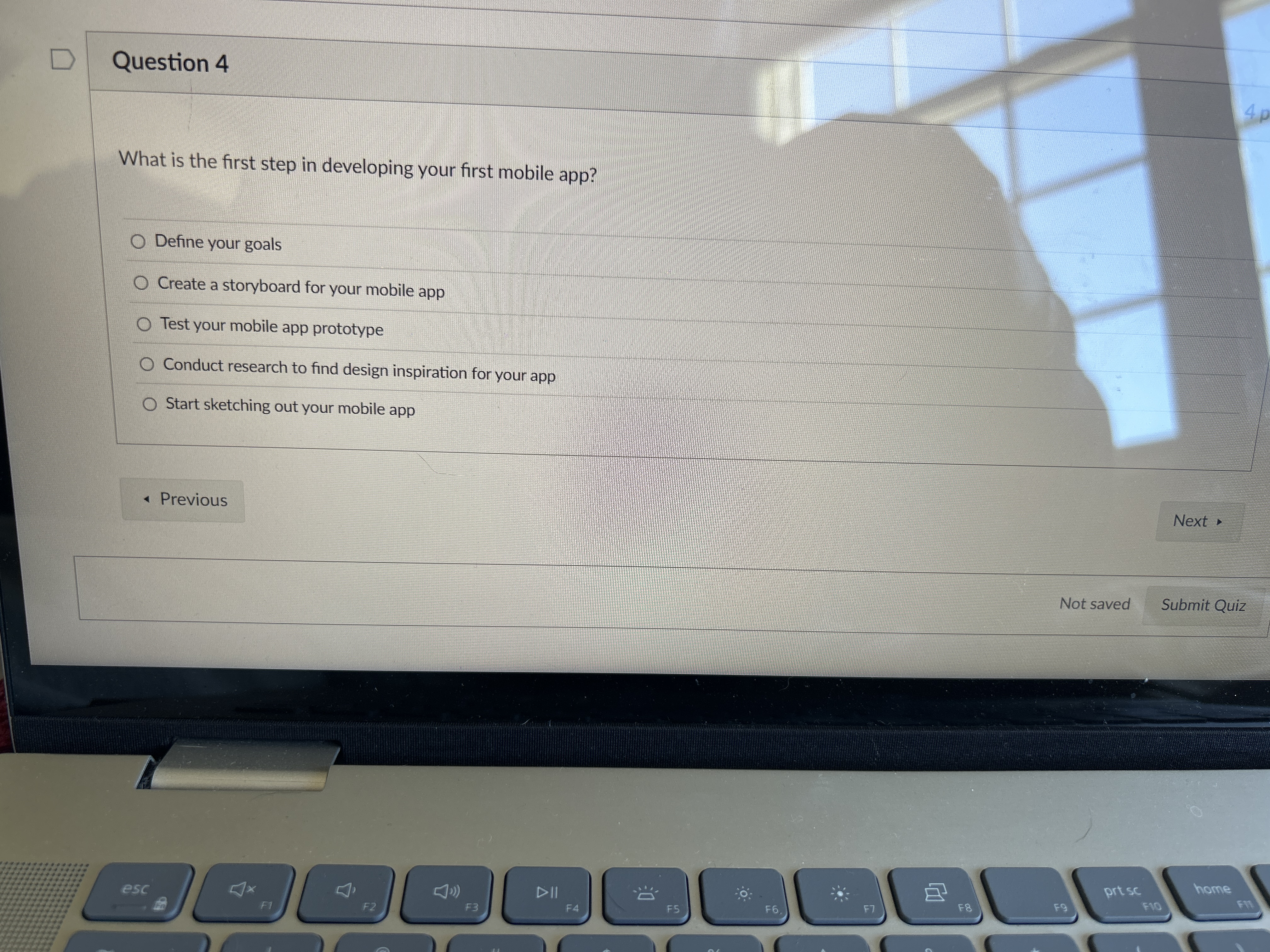 Solved ﻿Question 4What is the first step in developing | Chegg.com