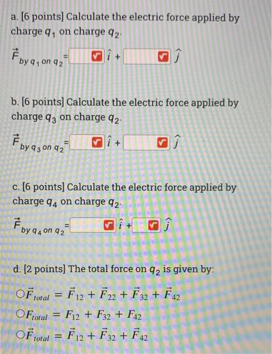 Solved Four Point Charges Are Located As Shown In The | Chegg.com