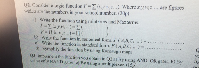 Solved Q3. Implement the function you obtain in Q2 a) By | Chegg.com