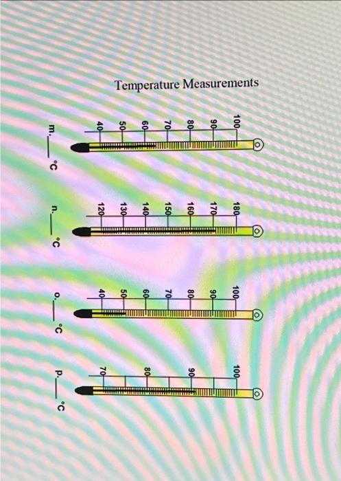 Solved Temperature Measurements | Chegg.com