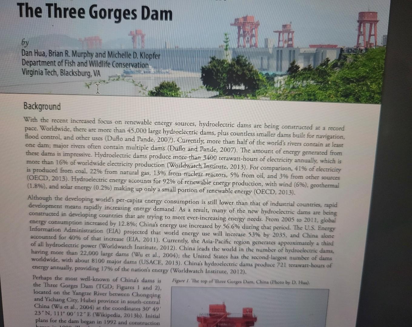 three gorges dam case study pdf