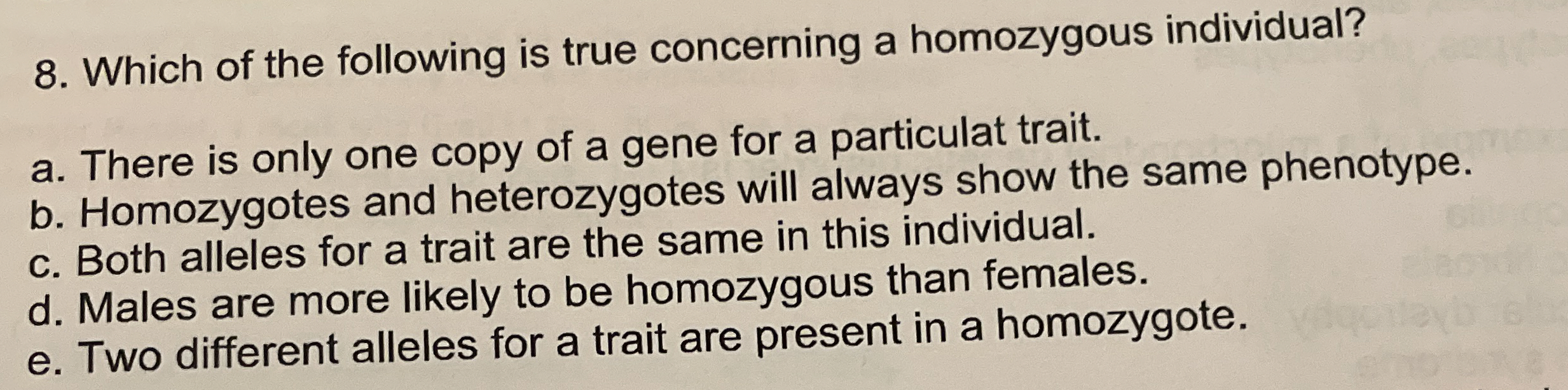 Solved Which of the following is true concerning a | Chegg.com
