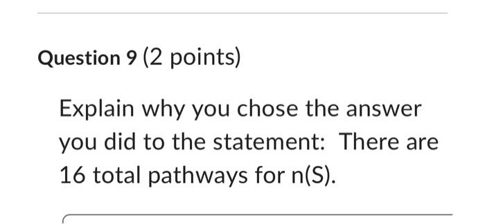 Solved Question 12 (2 points) Explain why you chose the | Chegg.com