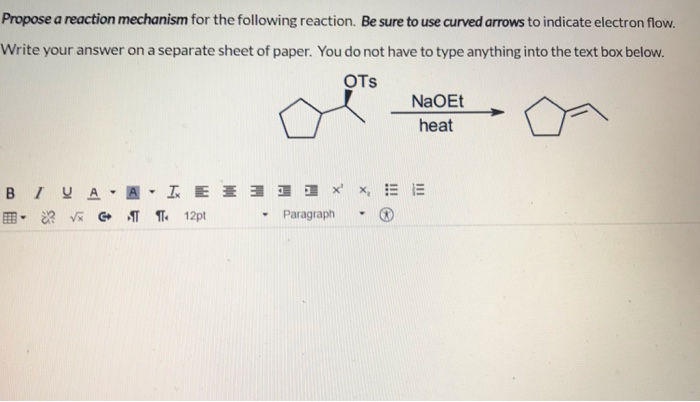 Solved Propose a reaction mechanism for the following | Chegg.com