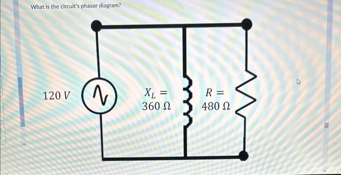 What is the circuits phasor diagram?