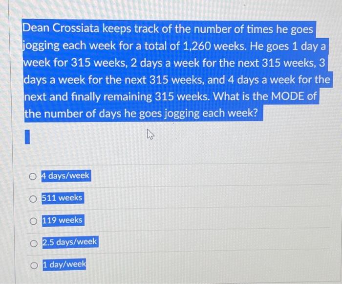 solved-dean-crossiata-keeps-track-of-the-number-of-times-he-chegg