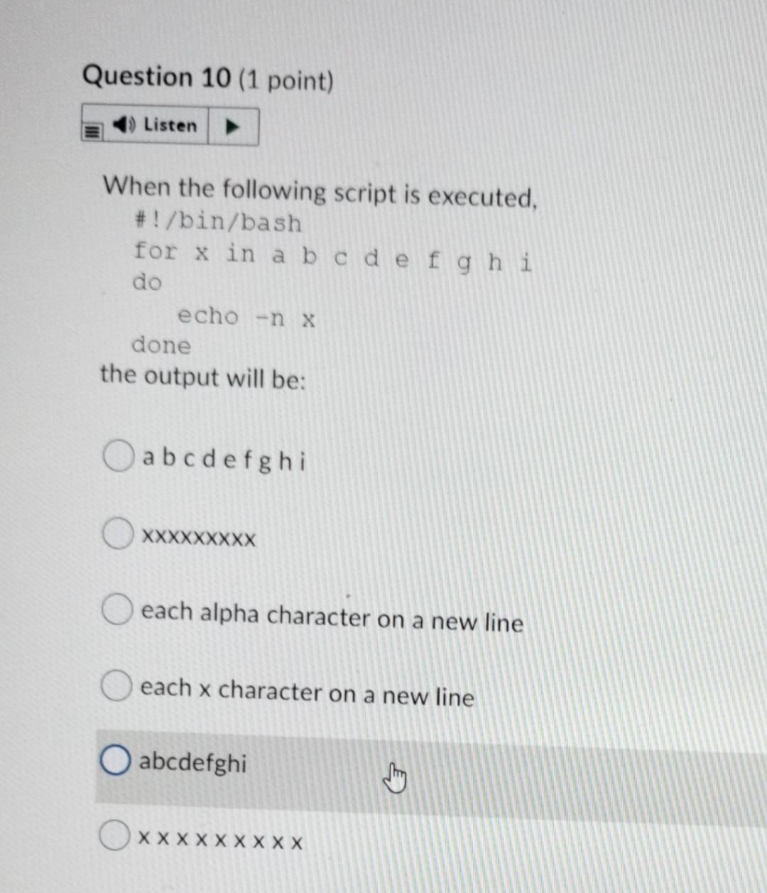 Solved Question 7 (1 point) Listen When you give the | Chegg.com
