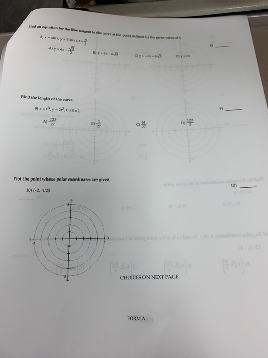 Solved your answer in the space provided and show all your | Chegg.com