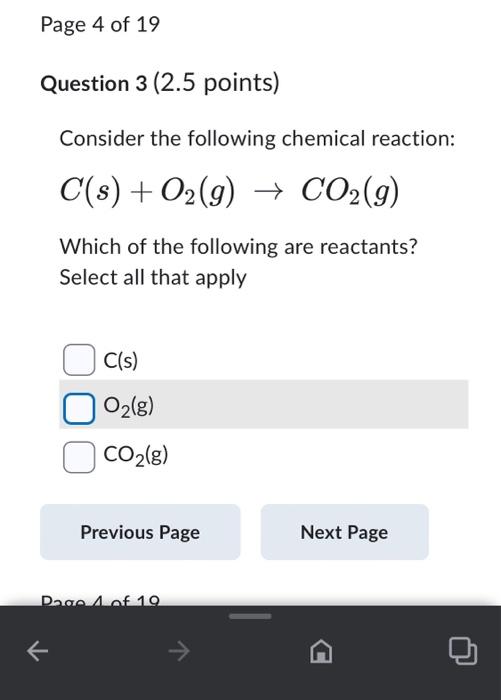 Solved Consider The Following Chemical Reaction: | Chegg.com