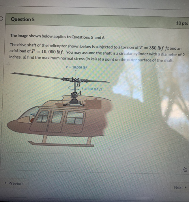 Solved Question 5 10 pts The image shown below applies to | Chegg.com