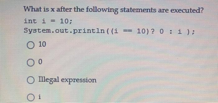 Solved What Is X After The Following Statements Are