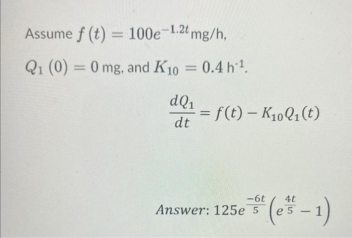 Solved Please solve the first order differential equation. | Chegg.com