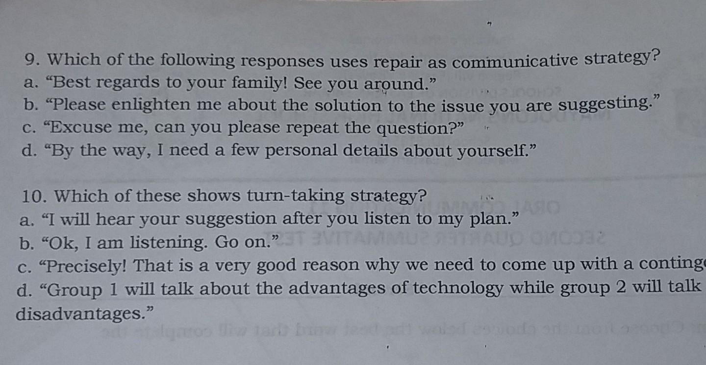 Solved WayUUIUIS, Eastern Samar ORAL COMMUNICATION 11 SECOND