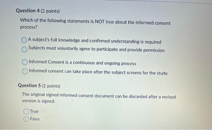 Which of the following statements is NOT true about | Chegg.com