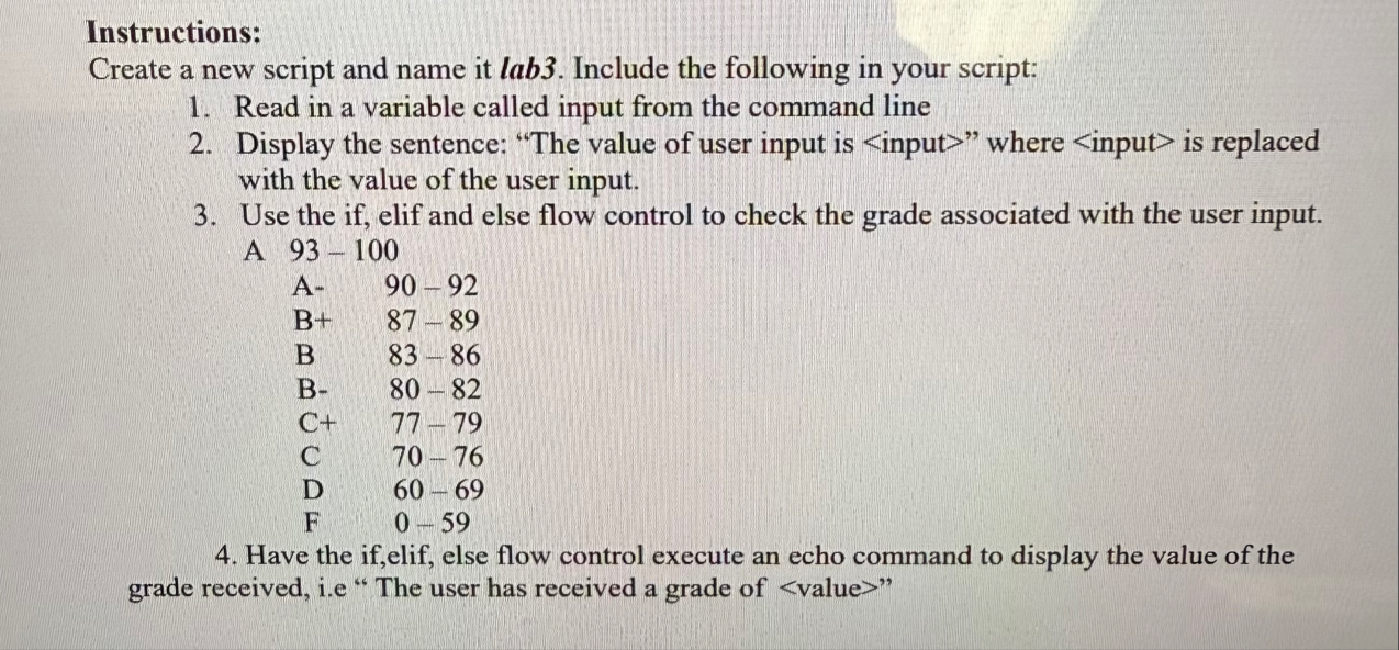 Solved Instructions:Create a new script and name it lab3. | Chegg.com