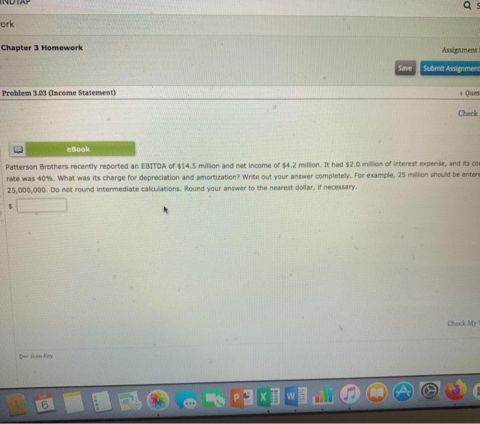 Solved QS ork Chapter 3 Homework Assignment Save Submit | Chegg.com
