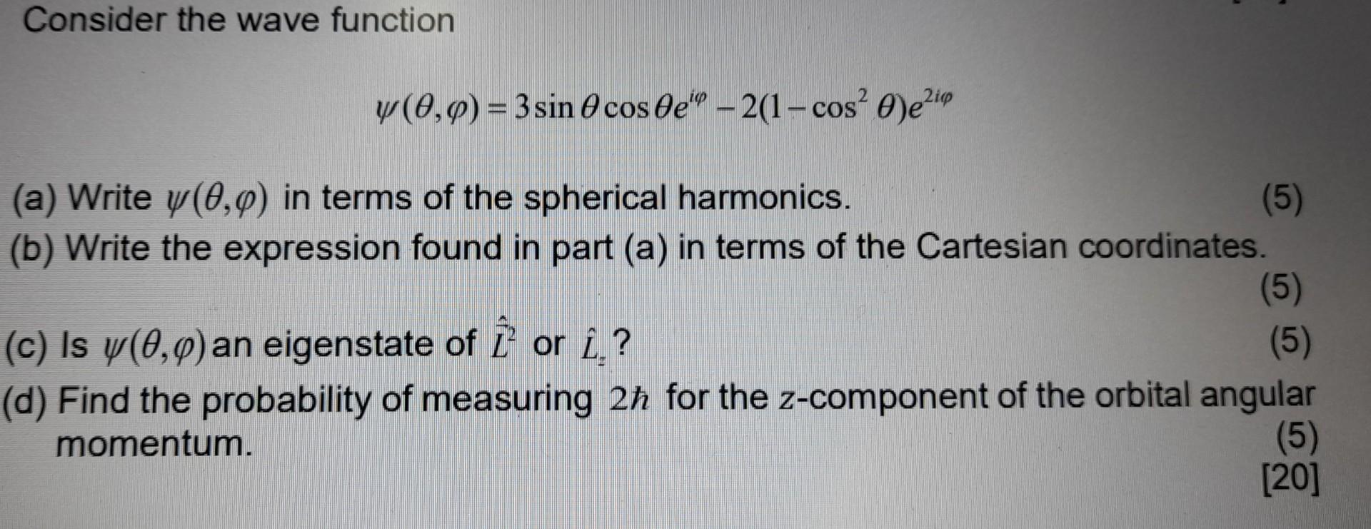 Solved Consider The Wave Function | Chegg.com