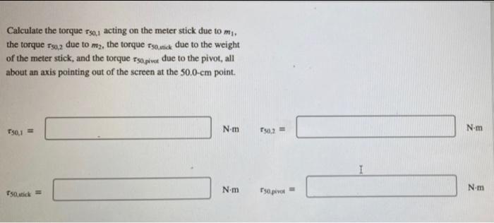 Solved 50.0 cm d, de A 50.0-g meter stick is balanced at its | Chegg.com