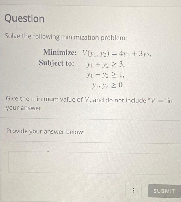 solve the following assignment minimization problem