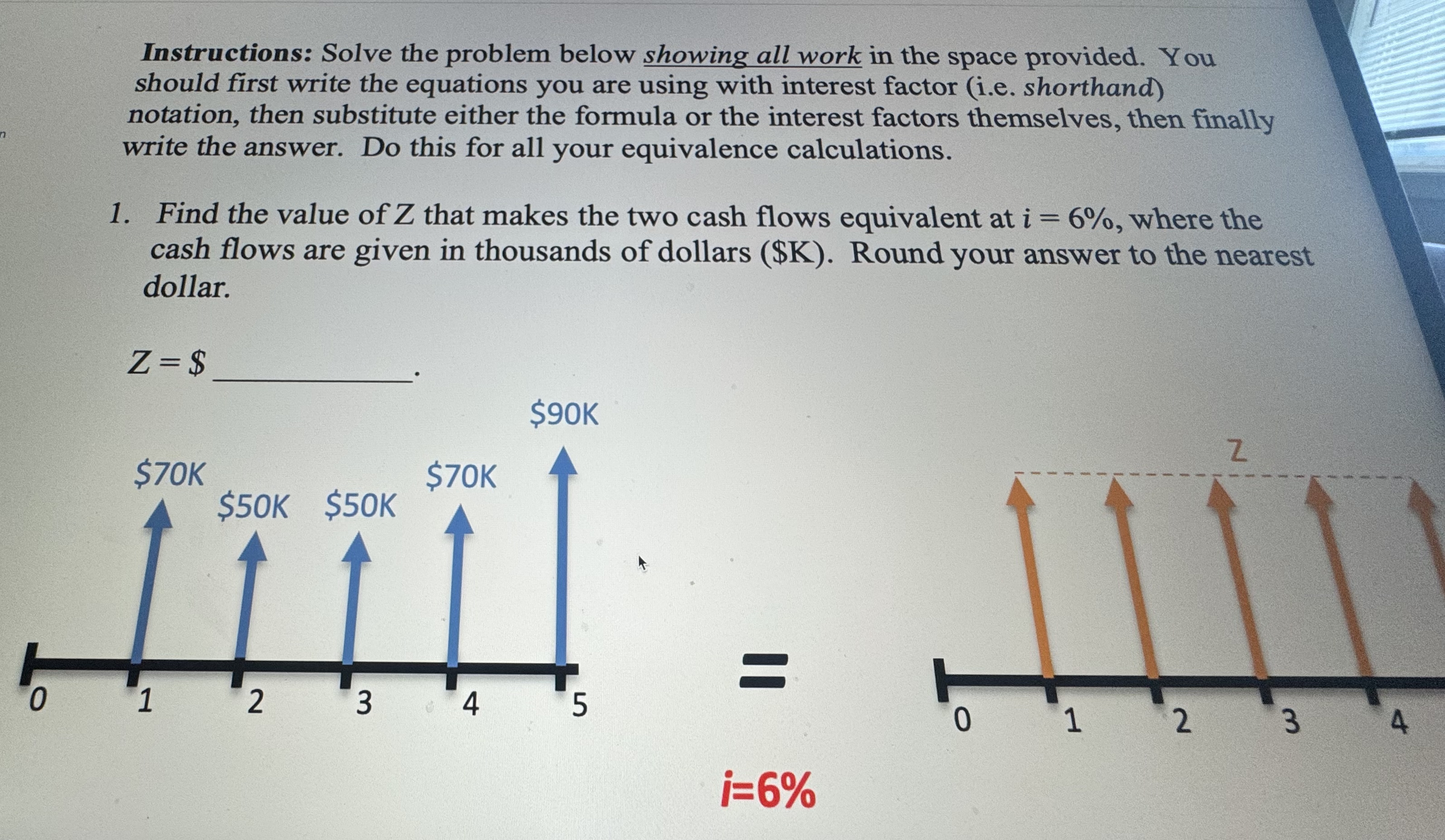 Solved Instructions: Solve the problem below showing all | Chegg.com