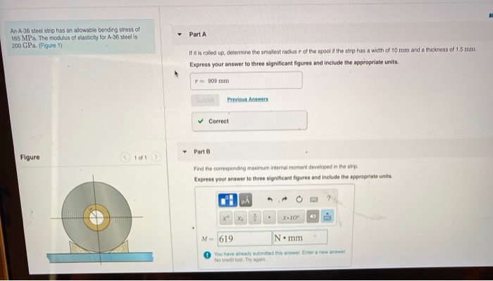 Solved I did try to finish it but I kept getting part B | Chegg.com
