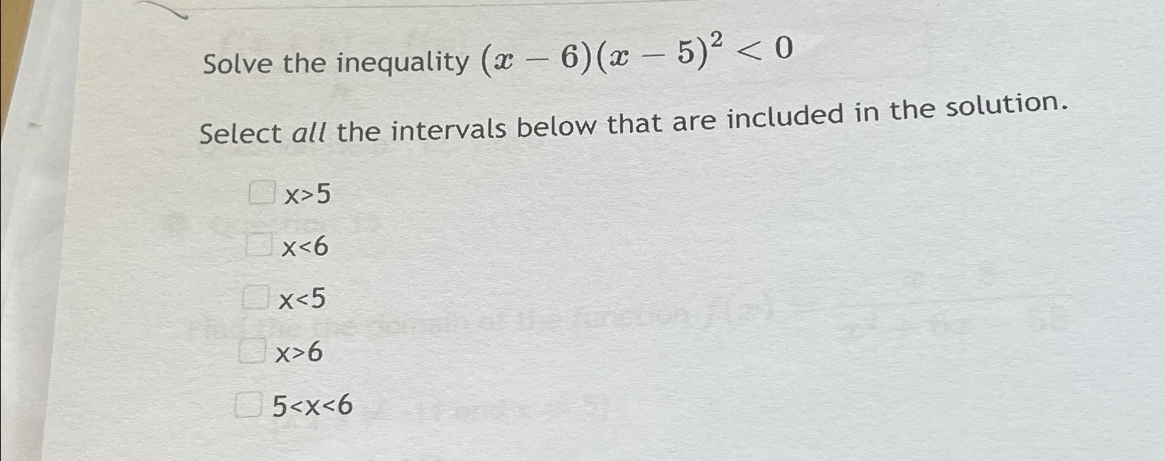 solved-solve-the-inequality-x-6-x-5-2