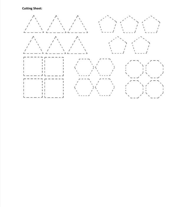 Part One: Constructing Tessellations with Regular | Chegg.com