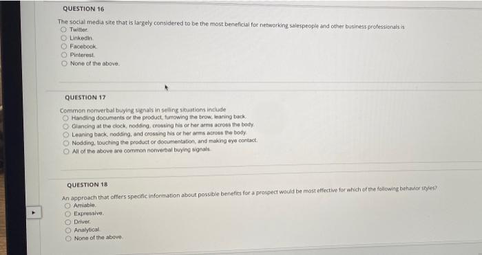 Solved QUESTION 16 The social media site that is largely | Chegg.com