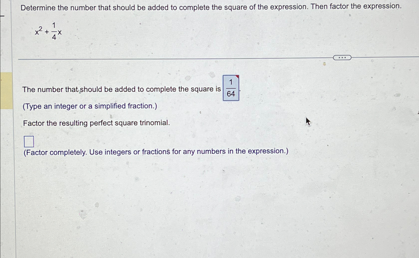 Solved Determine the number that should be added to complete | Chegg.com