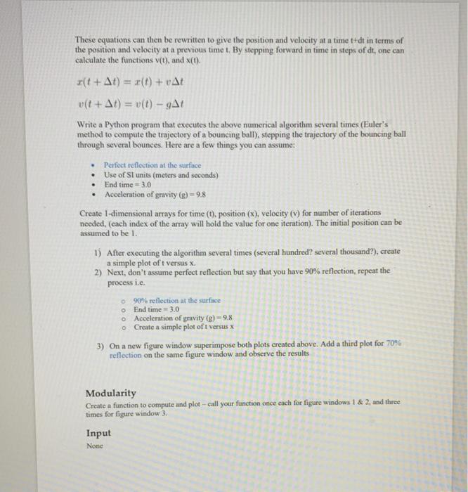 Solved i need help with both parts of the python assigment | Chegg.com
