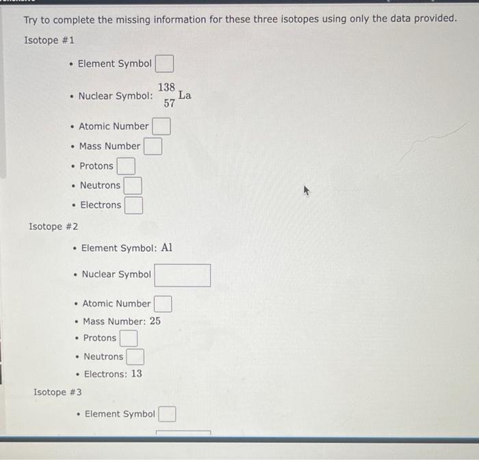 Solved Try to complete the missing information for these | Chegg.com