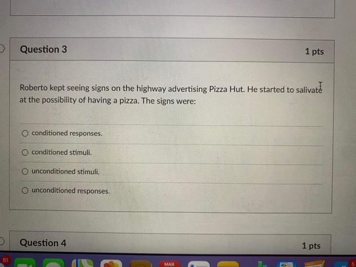 Solved select the D Question 1 1 pts The significance of | Chegg.com
