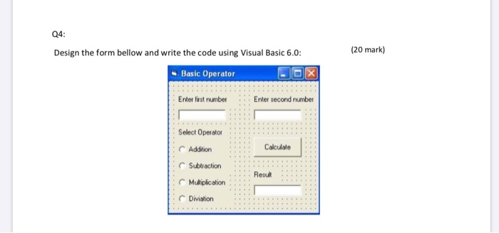 Solved Q2/ (10 mark) A- how Visual Basic Language makes the | Chegg.com