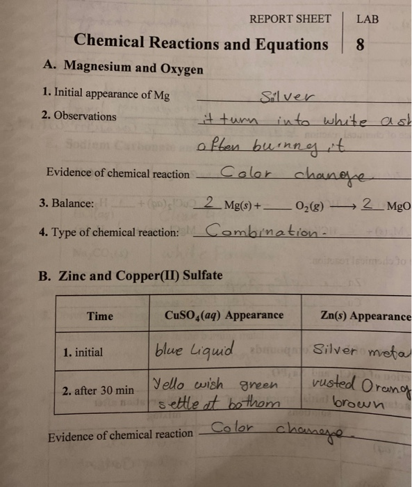 report-sheet-lab-chemical-reactions-and-equations-8-chegg
