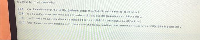 Solved classify each of the following statements as true or | Chegg.com