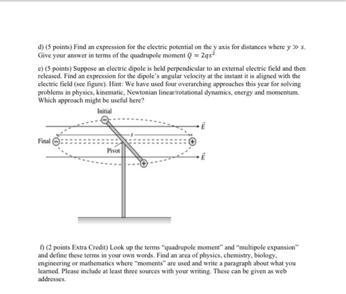 Solved In This Problem We Will Explore The Electric Poten Chegg Com