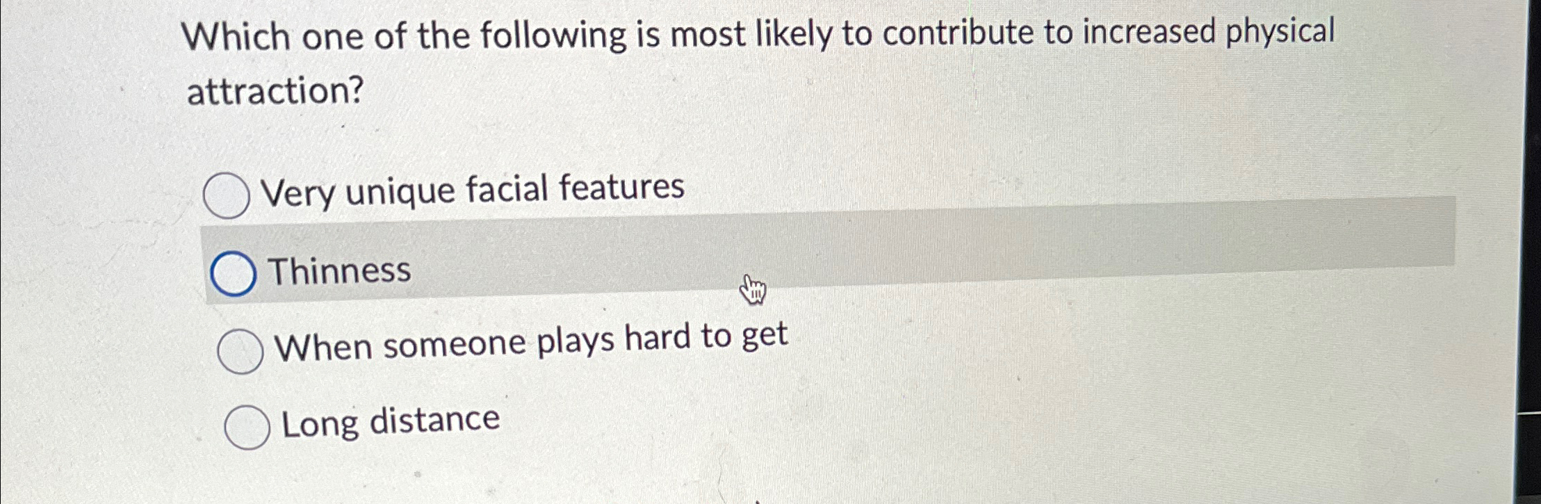 Solved Which one of the following is most likely to | Chegg.com