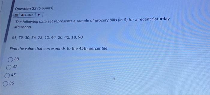 solved-the-following-data-set-represents-a-sample-of-grocery-chegg