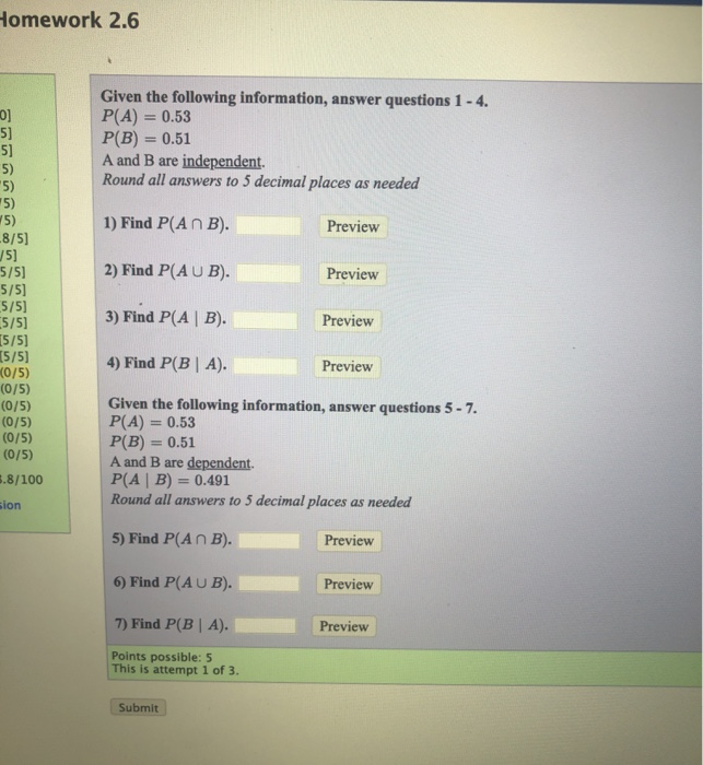 Solved given the following information answer questions | Chegg.com