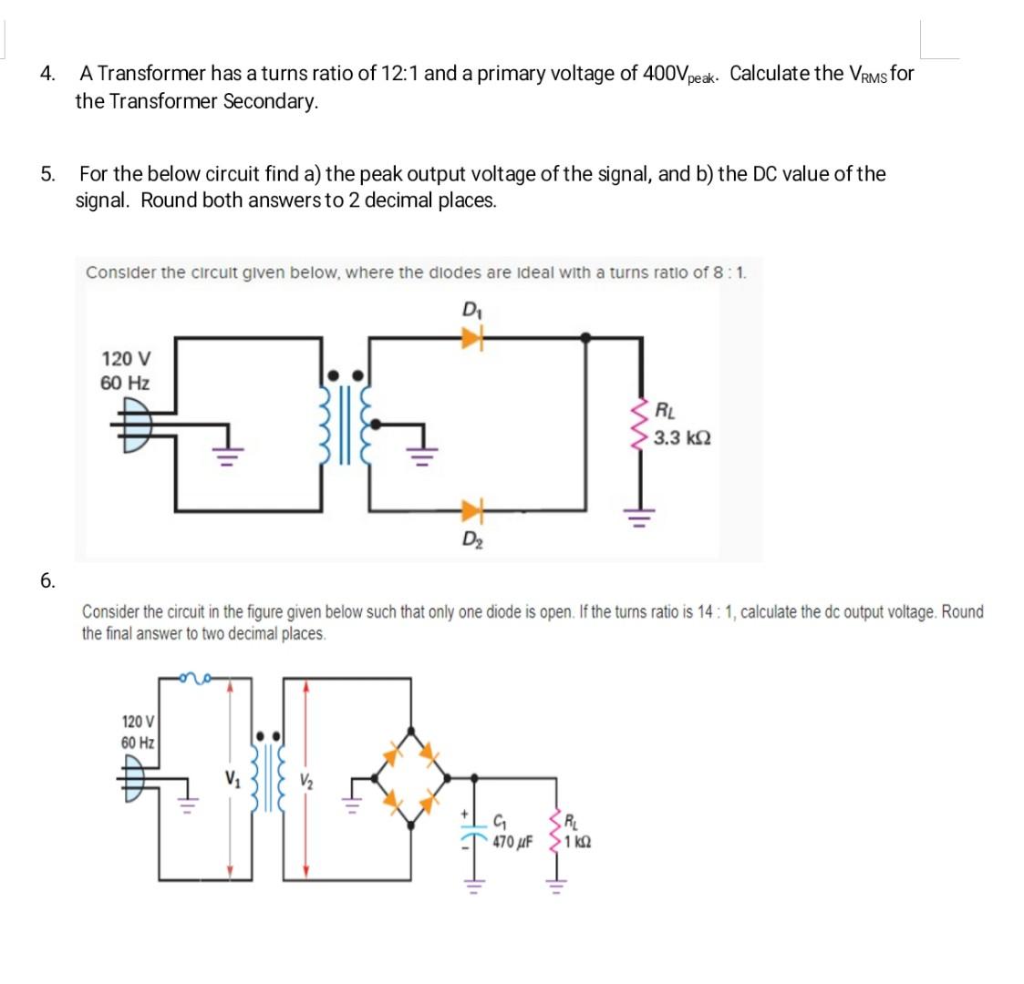 [Solved] Find VTH,RTH,LLoad&PLoad Determine 
