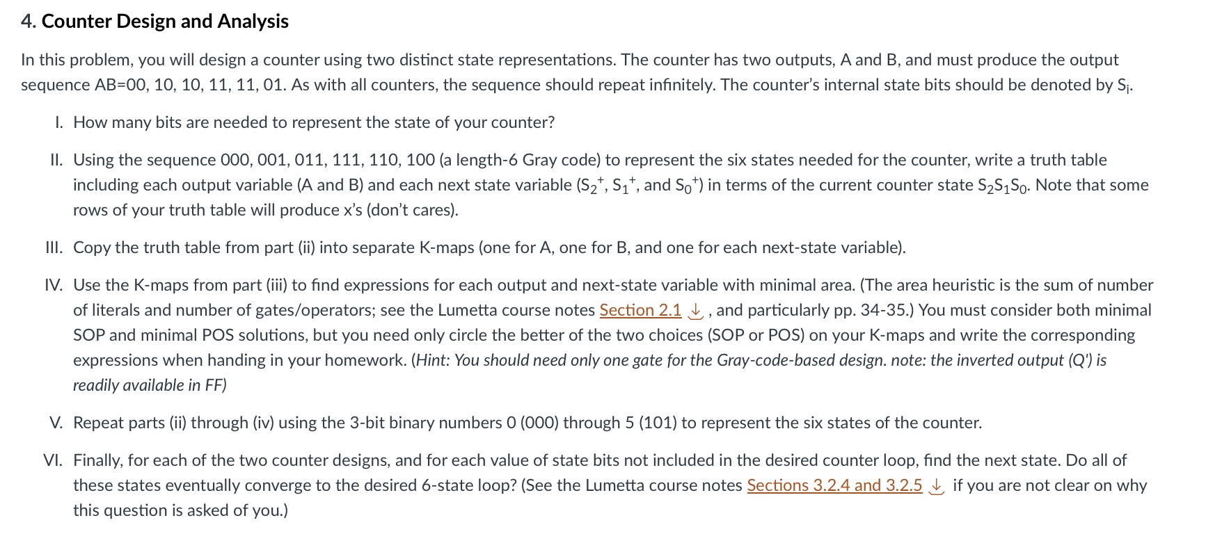 Counter Design and AnalysisIn this problem, you will | Chegg.com